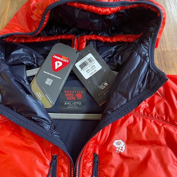 MOUNTAIN HARDWEAR KOR STRATA PRIMOLOFT INSULATION PERFORMANCE JACKET W HOOD XXL - Picture 2 of 8
